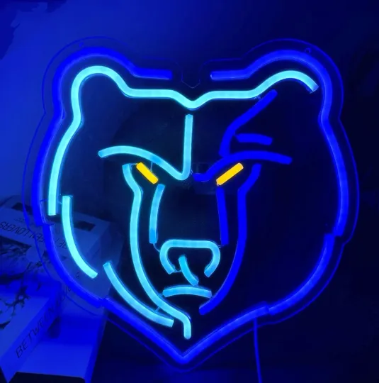 Discover Memphis Grizzlies Neon Sign