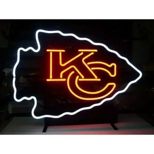 Discover Queen Sense 14"x10" For Kansas Citys Sports Team Chief Neon Sign Light Man Ca...