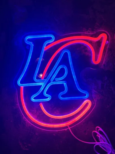 Discover LA Clippers Neon Sign NBA Basketball Sports Fan Gear USB Man Cave Team Spirit
