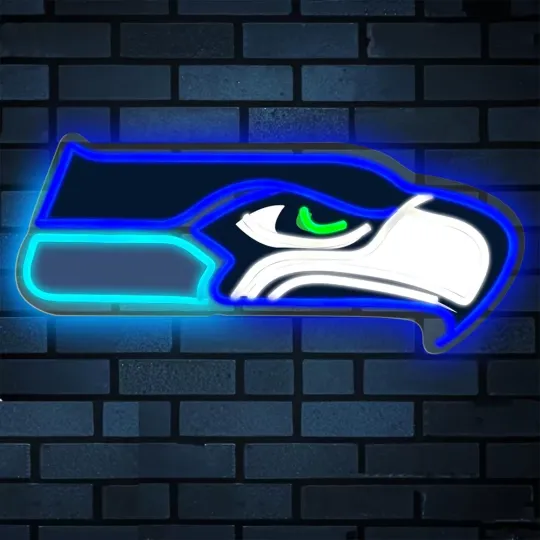 SEAHAWKS SUPER BOWL CHAMPS🏈football Neon/LED Sign-Great 4 Home/Bar/Mancave/Dorm/KIDS
