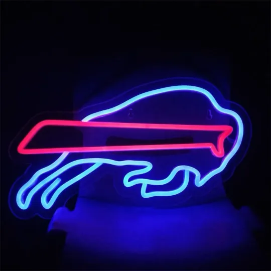 Discover 🏈BILLS BUFFALO football Neon/LED Sign-Great 4 Home/Bar/Mancave/Dorm/KIDS C my others