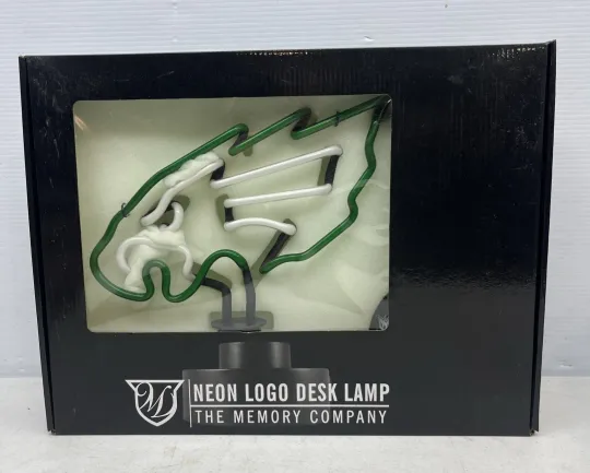 New Philadelphia Eagles football Football The Memory Co.  Neon Sign Logo Desk Lamp