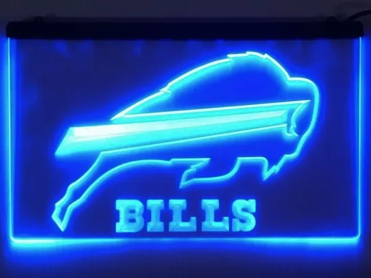 Discover BUFFALO BILLS football LED NEON LIGHT SIGN FOOTBALL MAN CAVE HOME ROOM WALL ART DÉCOR