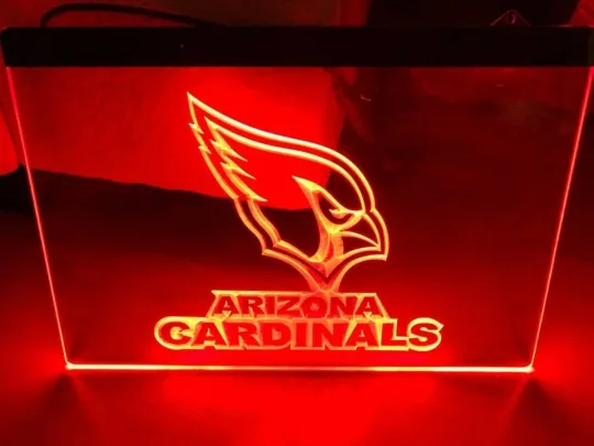 Discover Arizonna CARDINALS football LED NEON LIGHT SIGN FOOTBALL MAN CAVE HOME WALL ART DÉCOR