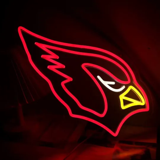 Discover Neon LED Sign Arizonna Cardinals football Football Design LED For Office Gaming Room