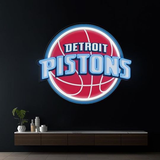 Discover NBA Team Logo Neon LED Wall Decor  UV Printed Acrylic