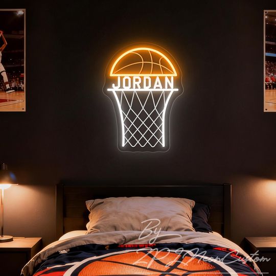Discover Custom Basketball Neon Sign Custom Sports Led Light Personalized Gift Room Decor