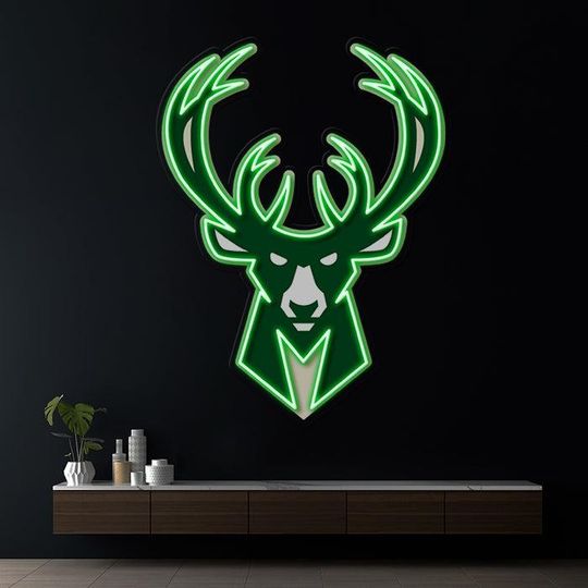 Discover NBA Team Logo Neon LED Sign  UV Printed Acrylic Wall Decor