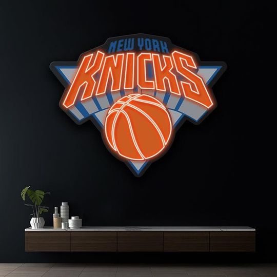 Discover NBA Team Logo Neon LED Wall Decor  UV Printed Acrylic Sports Art