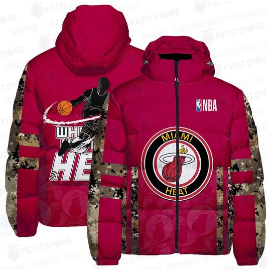Miami Heat National Basketball Association Unisex Down Jacket
