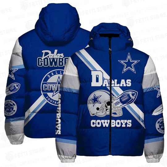 Dallas Cowboys  National Football League AOP Unisex Puffer Jacket