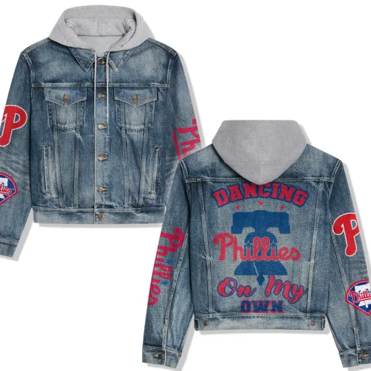 Discover Phidelphia Philliess Premium Hooded Denim Jacket New Collection AZBTHDJ000537