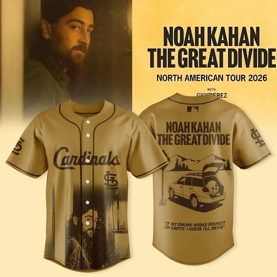 Cardinals x Noah The Great Divide Tour 2026 Baseball Jersey