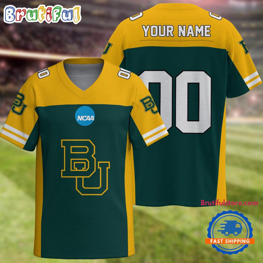Discover NCAA Baylor Bears Sport Team New Season Personalized Football Jersey