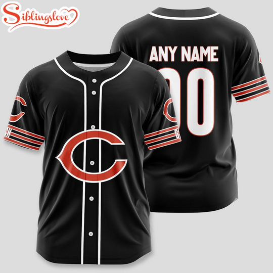 Custom Name And Number Chicago Bears football Sport Baseball Jersey