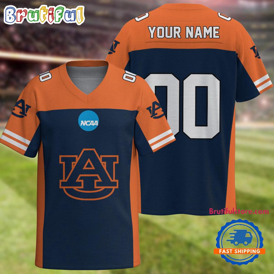 Discover NCAA Auburn Tigers Sport Team New Season Personalized Football Jersey