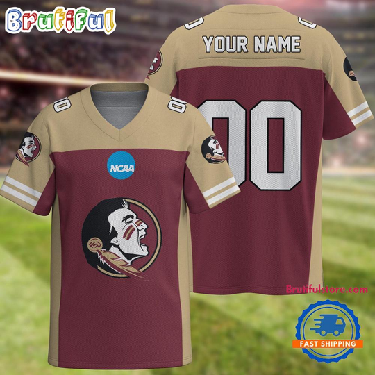 Discover NCAA Florida State Seminoles Sport Team New Season Personalized Football Jersey