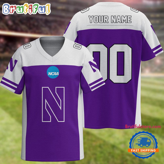 Discover NCAA Northwestern Wildcats Sport Team New Season Personalized Football Jersey