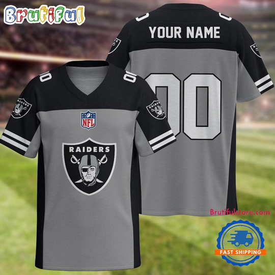 football Las Vegas Raiders Team New Season Personalized Football Jersey