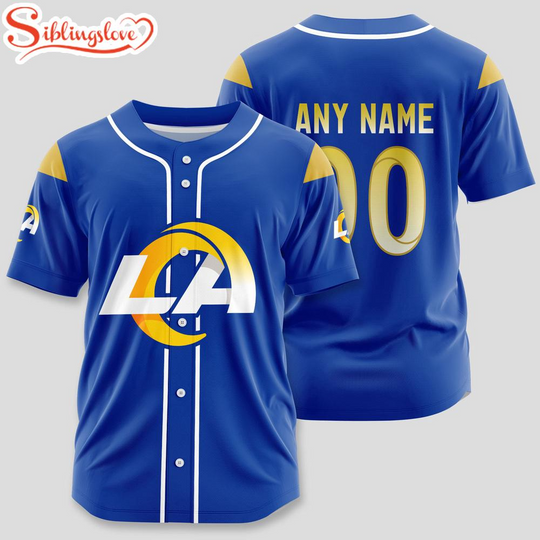 Discover Custom Name And Number Los Angeles Rams football Sport Baseball Jersey