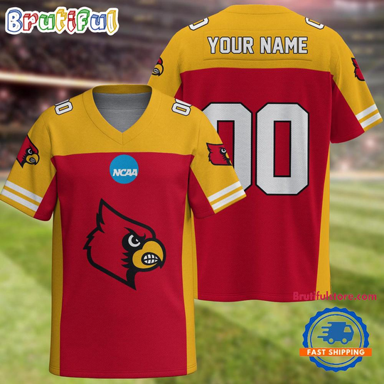 Discover NCAA Louisville Cardinals Sport Team New Season Personalized Football Jersey