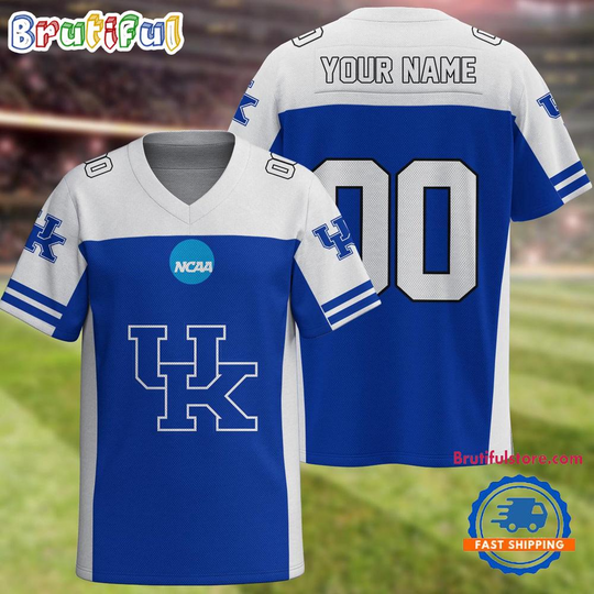 NCAA Kansas Jayhawks Sport Team New Season Personalized Football Jersey