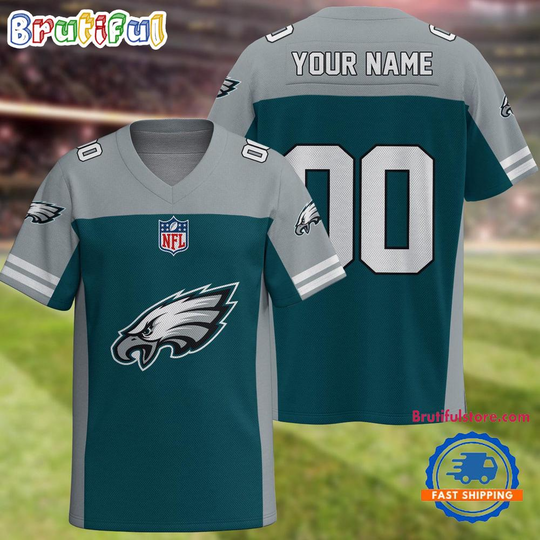 football Philadelphia Eagles Team New Season Personalized Football Jersey
