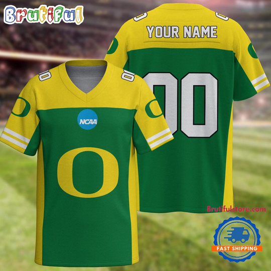 Discover NCAA Oreg ducks Sport Team New Season Personalized Football Jersey