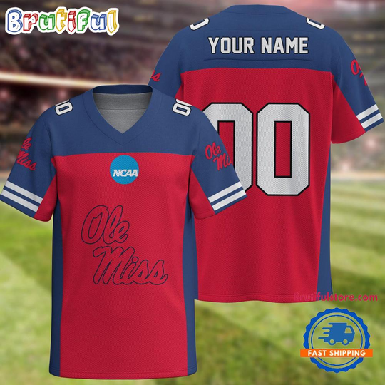 Discover NCAA Ole Miss Rebels Sport Team New Season Personalized Football Jersey