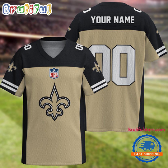 football New Orleans Saints Team New Season Personalized Football Jersey