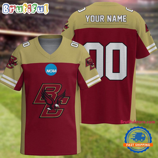 Discover NCAA Boston College Eagles Sport Team New Season Personalized Football Jersey