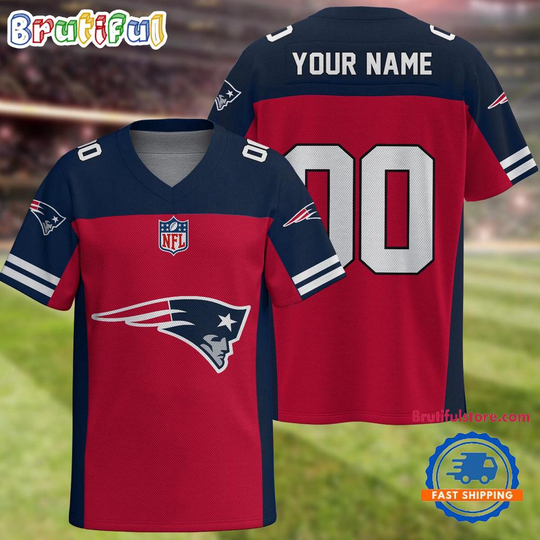 football New England Patriots Team New Season Personalized Football Jersey