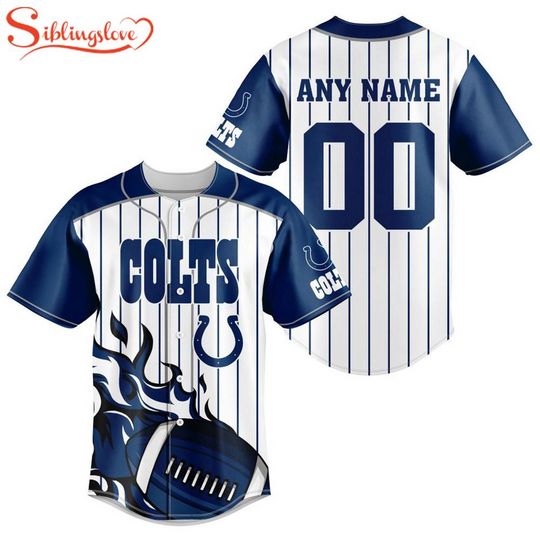 Custom Name And Number Indianapolis Colts football Football Baseball Jersey