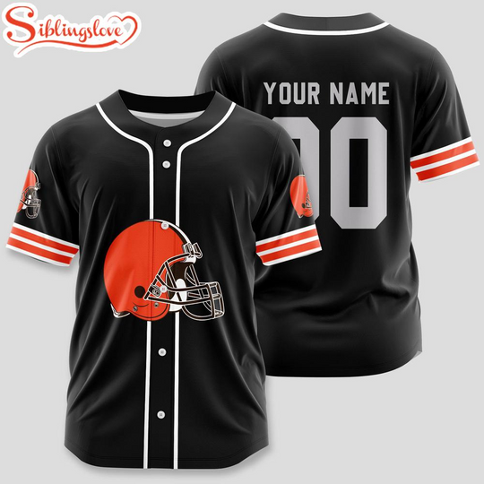 Custom Name And Number Cleveland Browns football Sport Baseball Jersey
