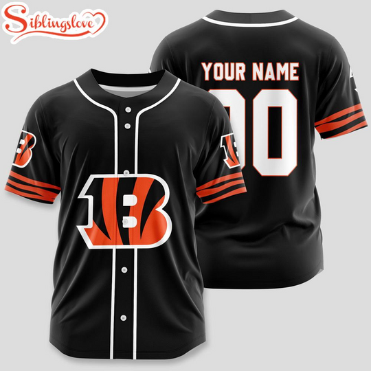 Discover Custom Name And Number Cincinnati Bengals football Sport Baseball Jersey