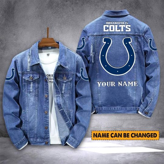 Indianapolis Coltss Personalized New Denim Jacket