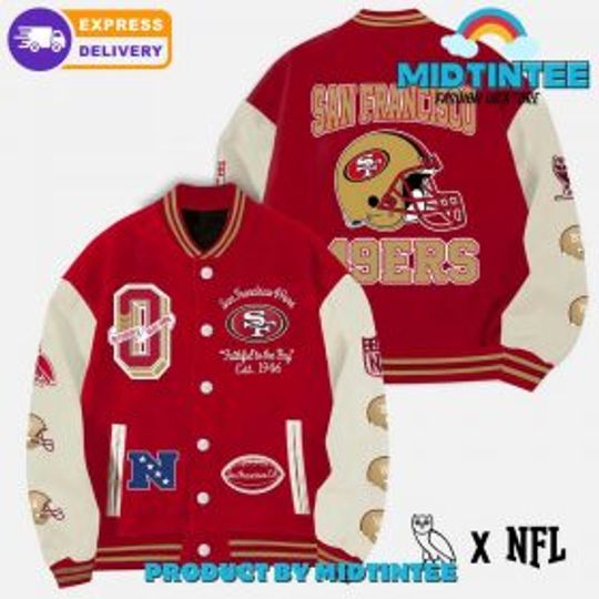 San Francisco 49Ers football Baseball Jacket
