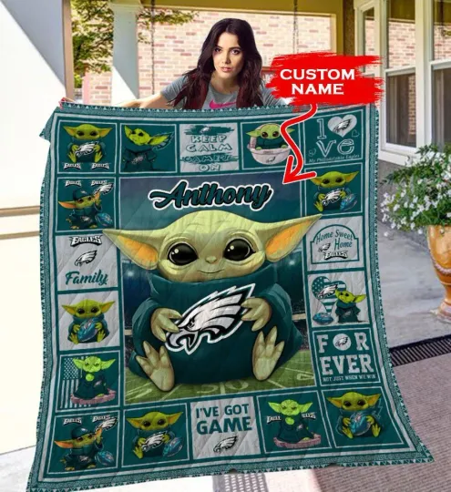 Philadelphia Eagless Personalized Premium Quilt BG28