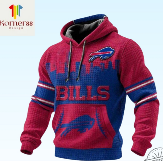 Bills City Skyline Waffle Hoodie