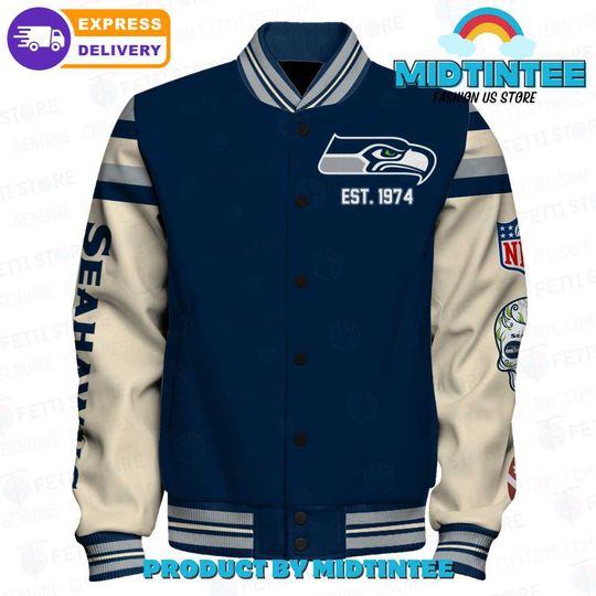 Seattle Seahawks National Football League Champions Baseball Jacket