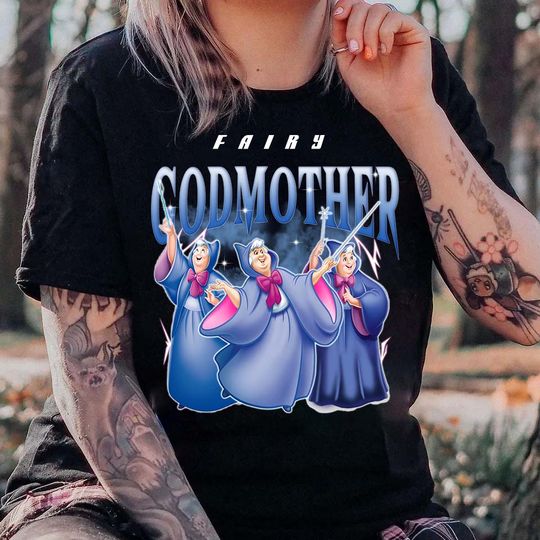 Fairy Godmother Retro Comfort Color T-Shirt, Valentine Gift, Trending Unisex Tee, Disneyland Vacation Trip Gift 2025