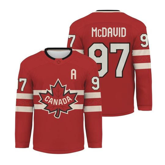 Connor McDavid Team Canada 2026 Winter Olympics Jersey