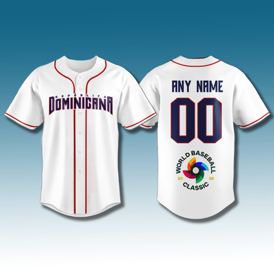 Discover Team Republic Dominican 2026 World Baseball Jersey
