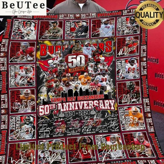 Football Tampa Bay Buccaneers 50th Anniversary  1974-2024