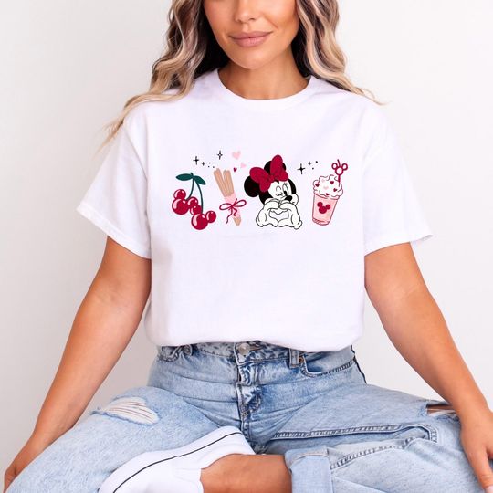 Discover Minnie Mouse Cherry Love T-Shirt