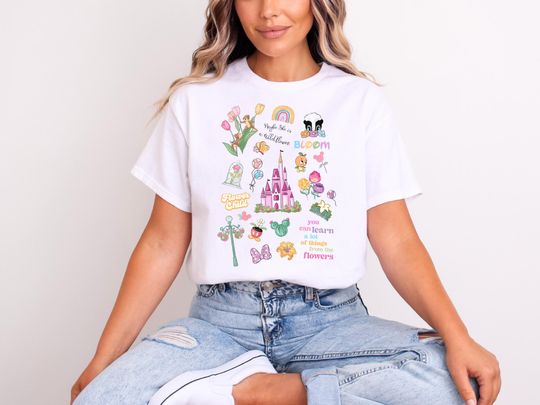 Discover Chip and Dale Flower Child T-Shirt
