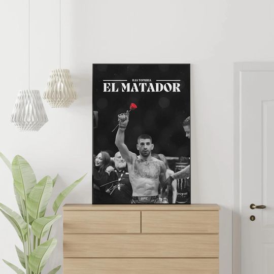 Discover Ilia El Matador Topuria Poster - MMA Sport Wall Art for Fighter Decor