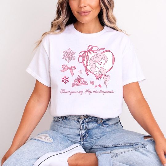 Discover Princess Elsa Pretty Collection T-Shirt for Adult and Kids