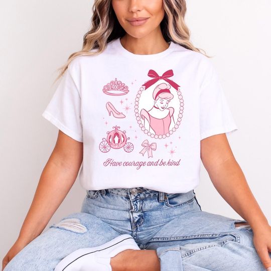 Discover Princess Cinde Pretty Collection T-Shirt for Adult and Kids