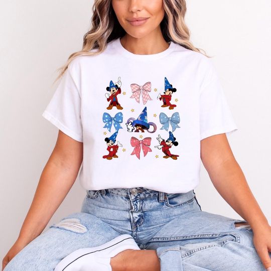 Discover Sorcerer Mickey Mouse T-Shirt for Adults & Kids